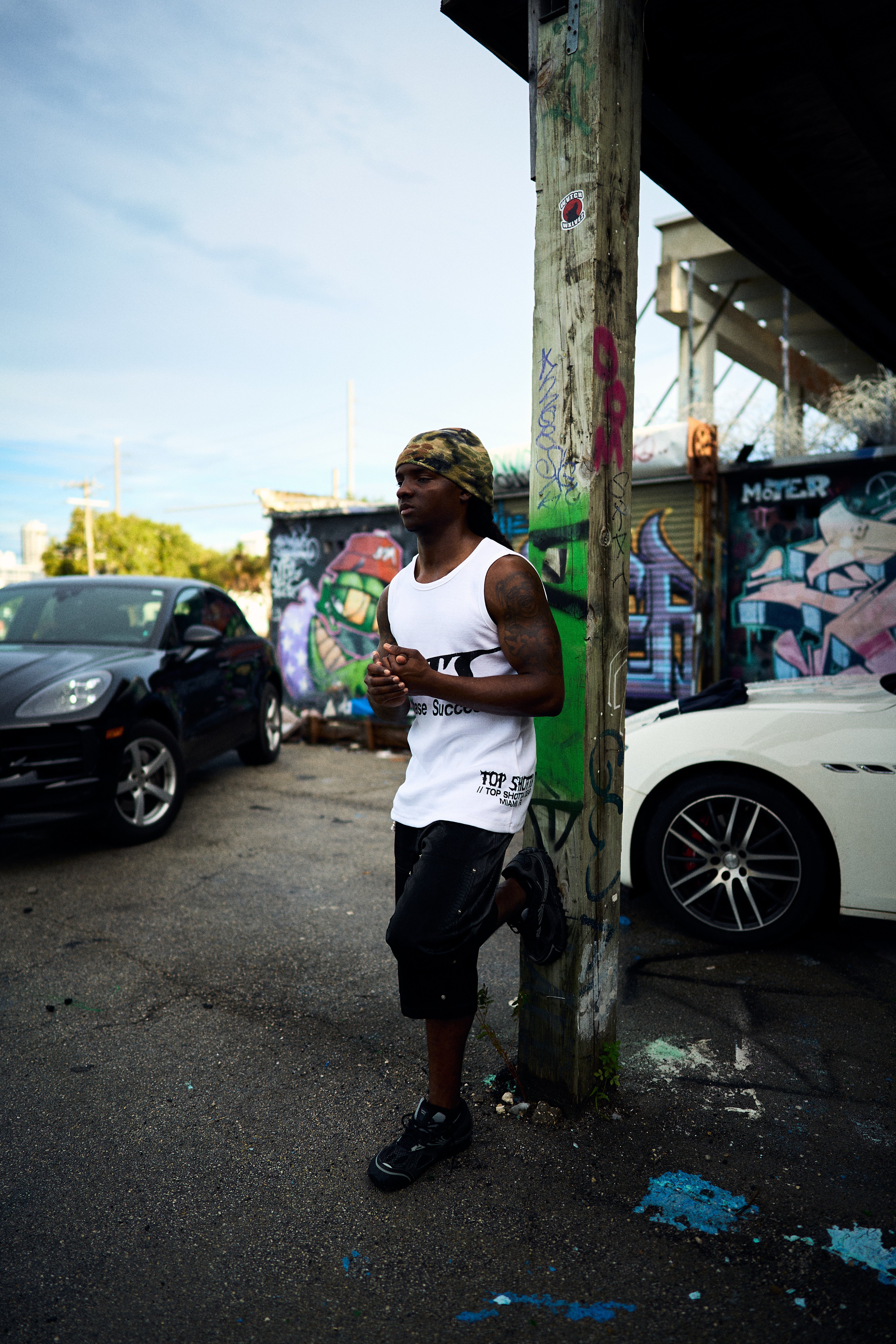 White Chase Success Tank Top