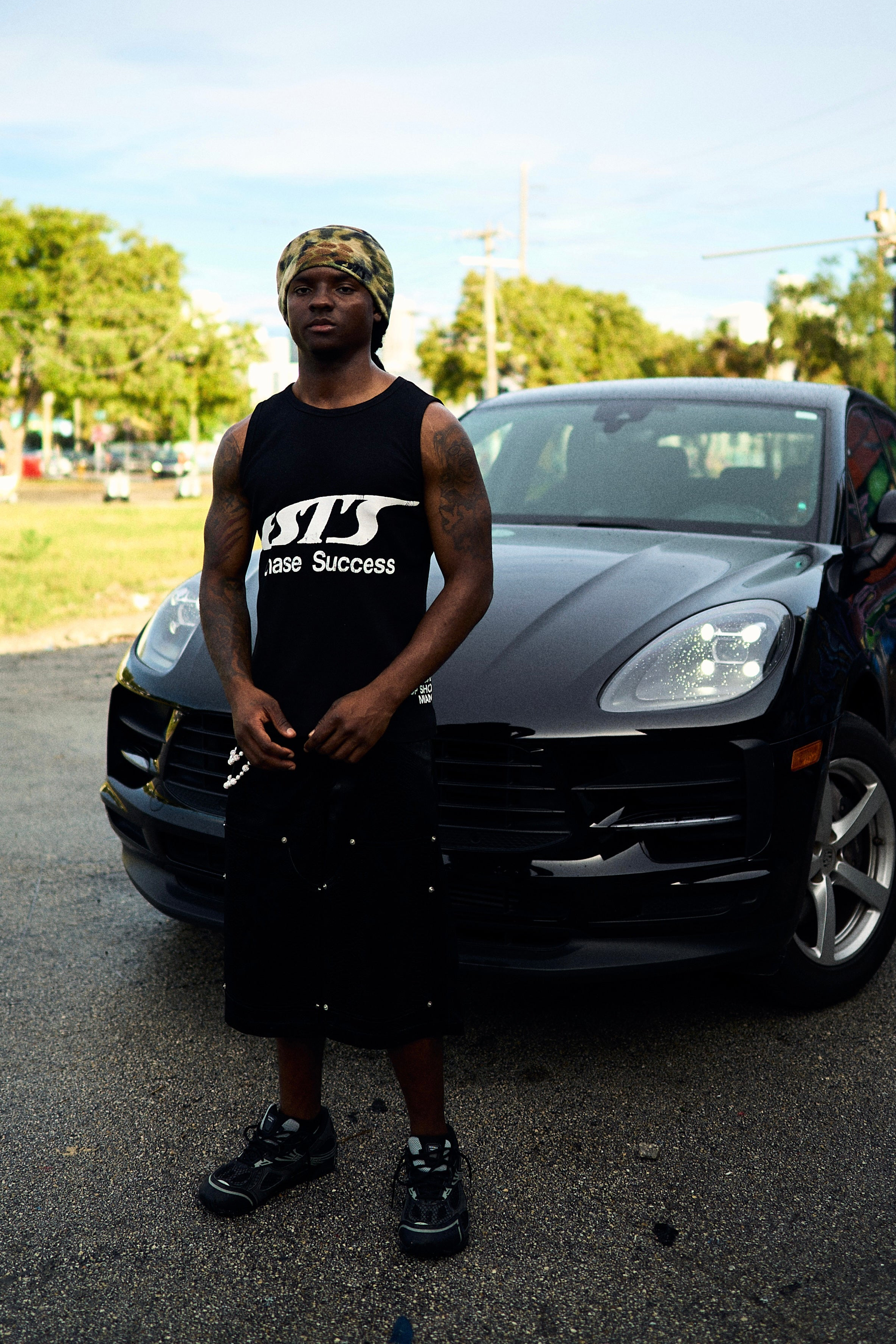 Black Chase Success Tank Top