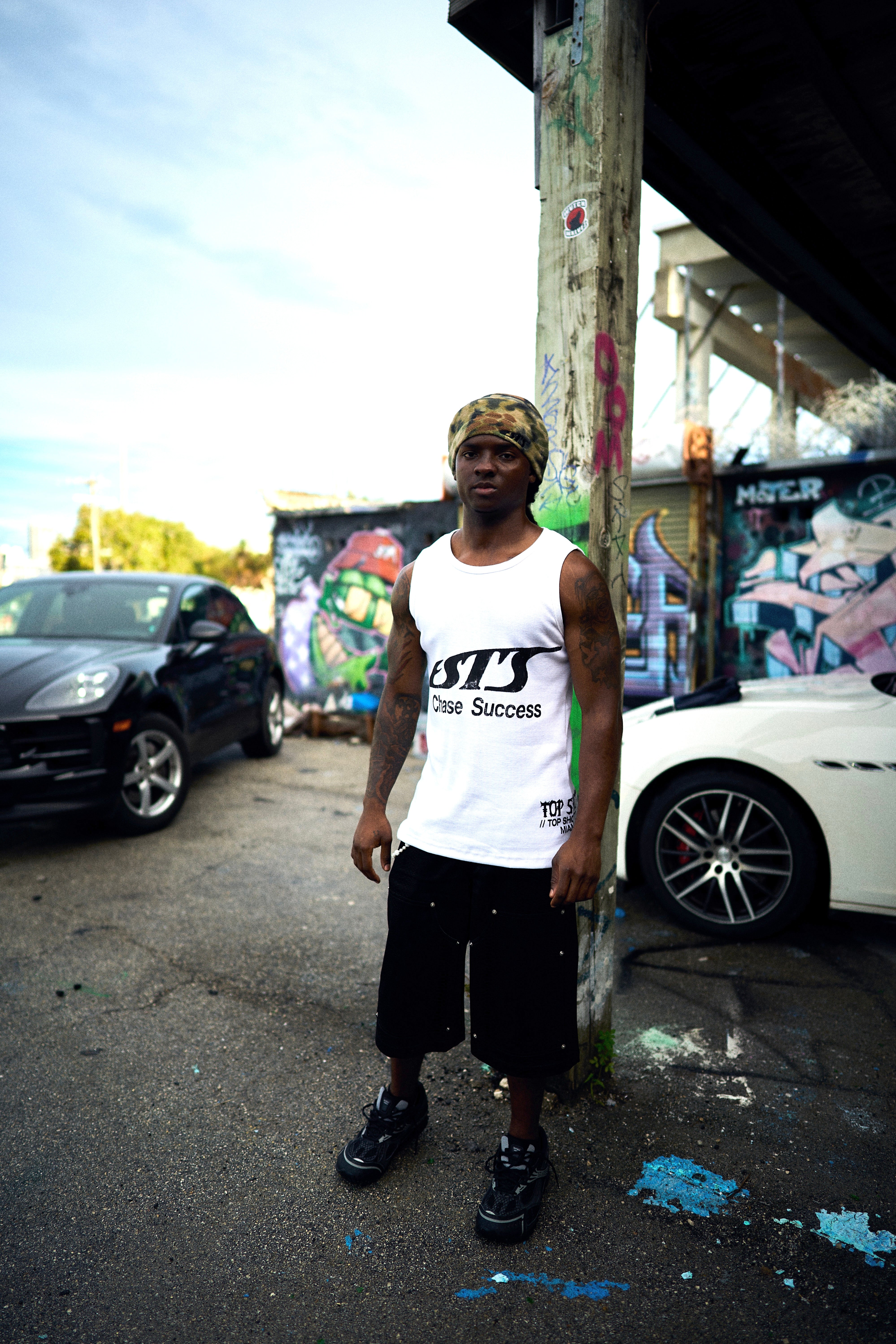 White Chase Success Tank Top