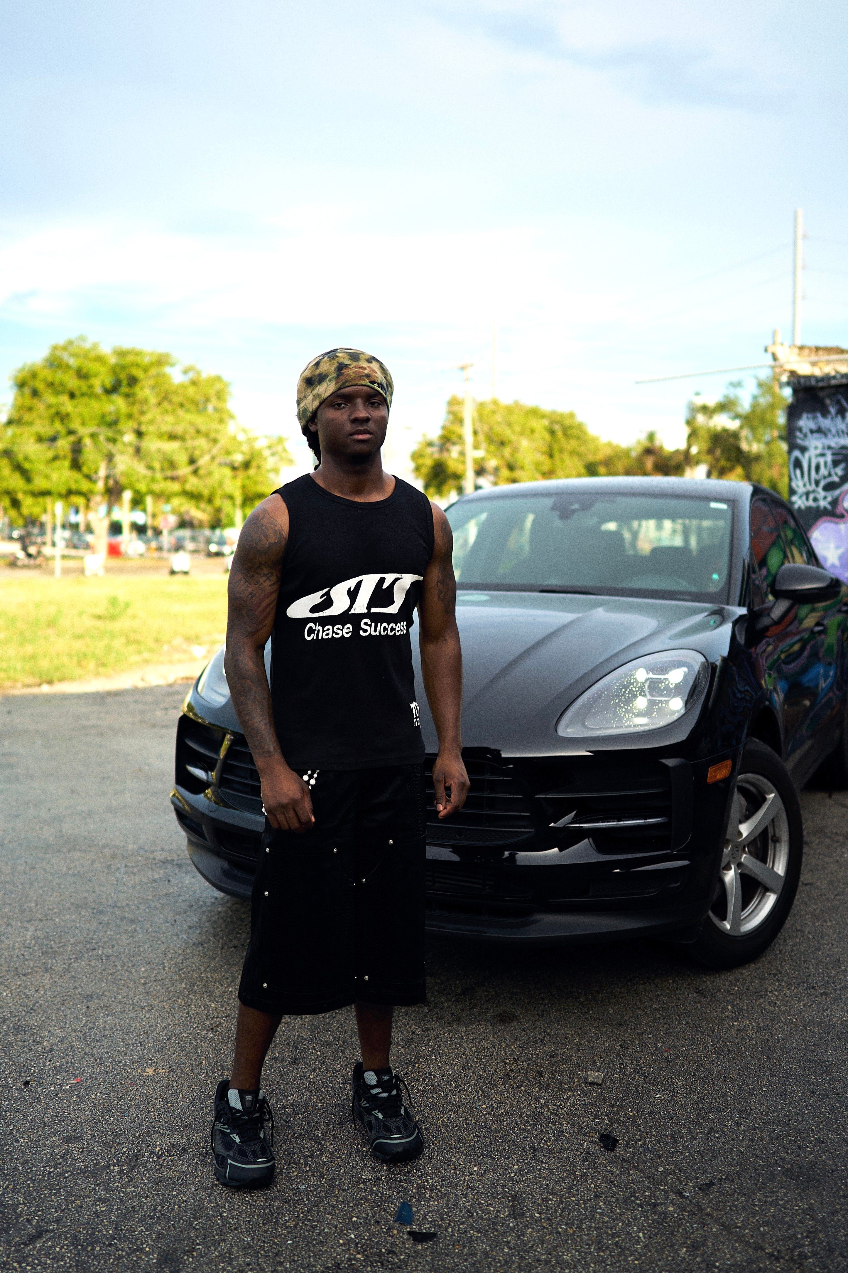 Black Chase Success Tank Top